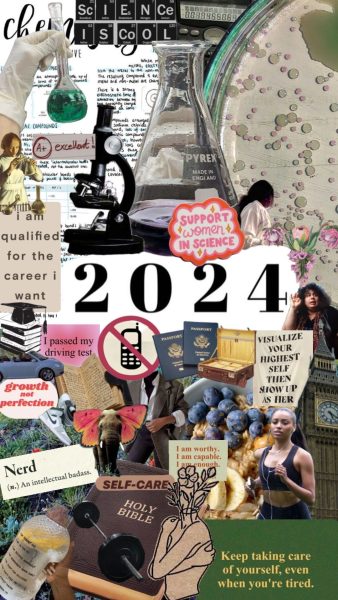 An example of a 2024 Vision Board 