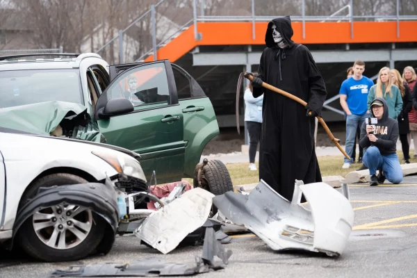Corry High School students stage mock accident ahead of prom
