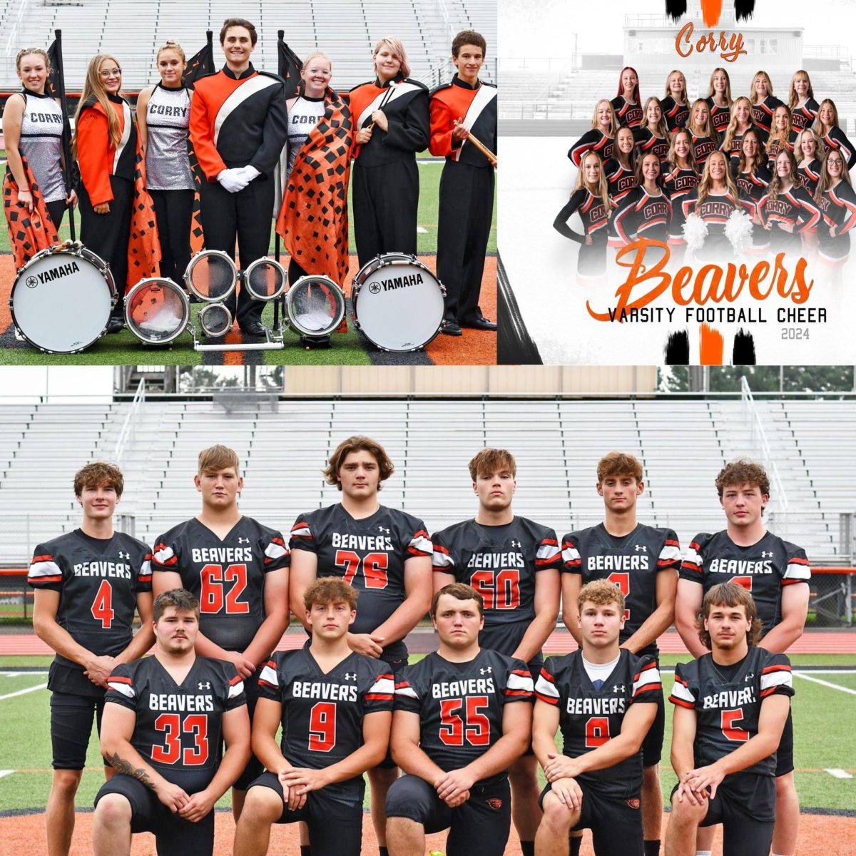 Football, Cheer and Band Senior Night