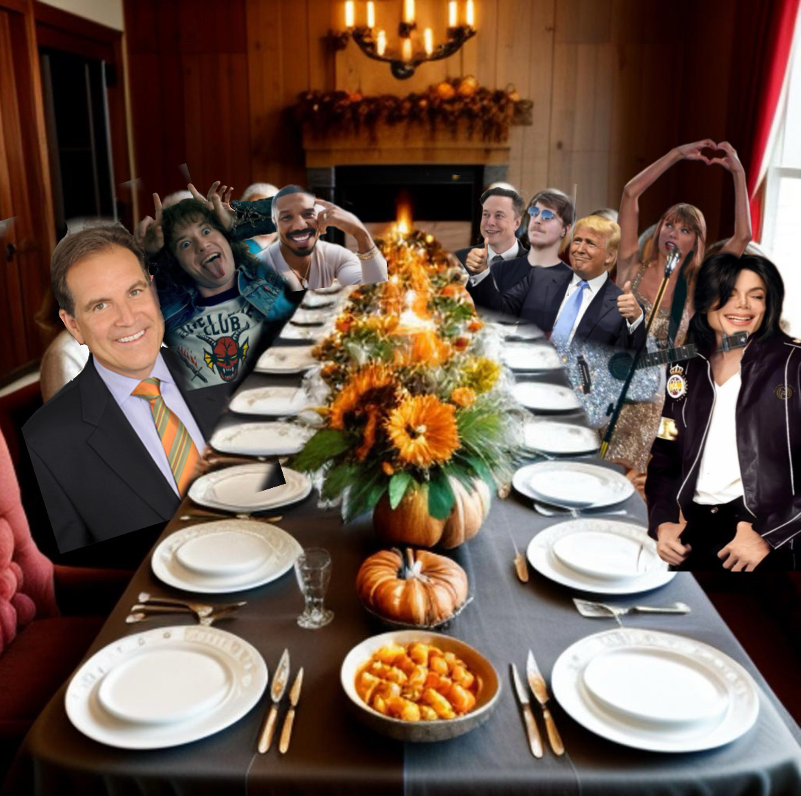 If you could have any celebrity over for Thanksgiving, who would it be?