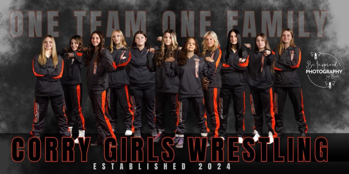 From left to right: Koda Kuzma, Kenna Williams, Laikynn Bayle, Aubree Tenney, Kenzie Doutt, Lexi Lauta, Finley Fourspring, Farrah Fourspring, Callie Breauchy, Leah Mitchell, Ayvah Taylor