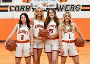 Girls basketball celebrates senior night