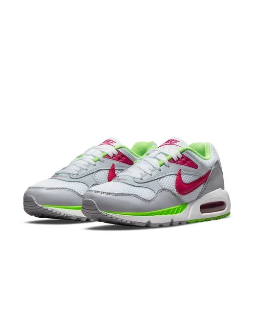 10. White Fireberry Lime Green Air Maxes