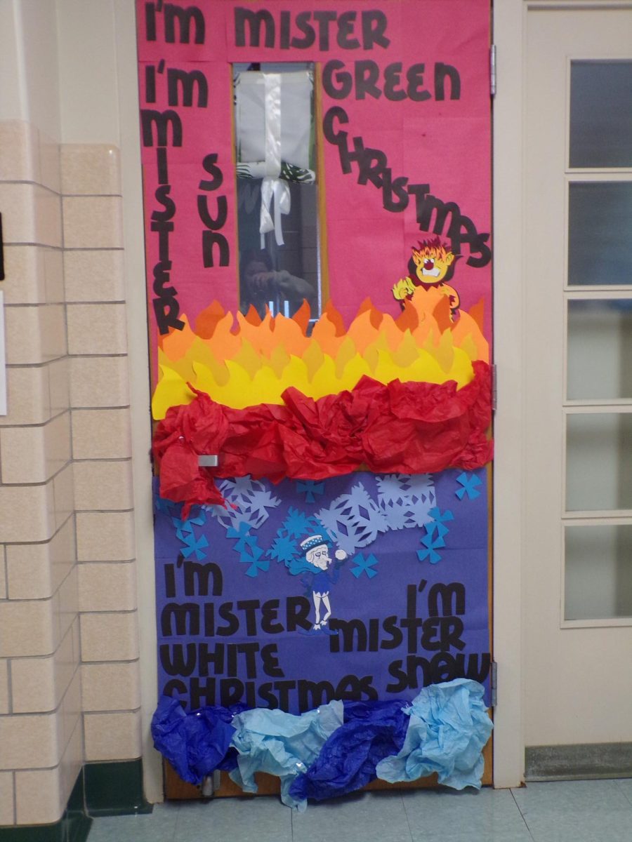 Teachers and students deck their doors for the season