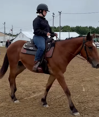 Barrel racing Bridget