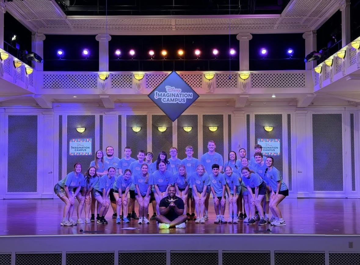 Band and choir students at Walt Disney World