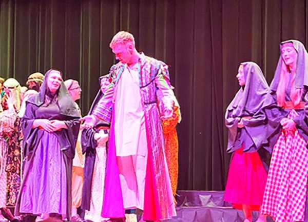 Landon Hasbrouck stars as Joseph in “Joseph and the Amazing Technicolored Dreamcoat.”